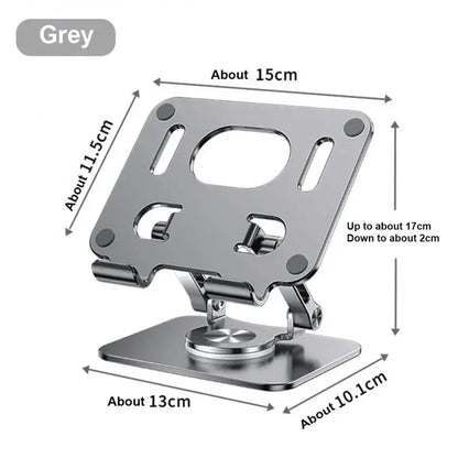 360° Rotation Tablet Stand for Ipad, Adjustable Foldable Tablet Holder,Aluminum Phone Stand Compatible with Ipad Pro/ Air/ Mini